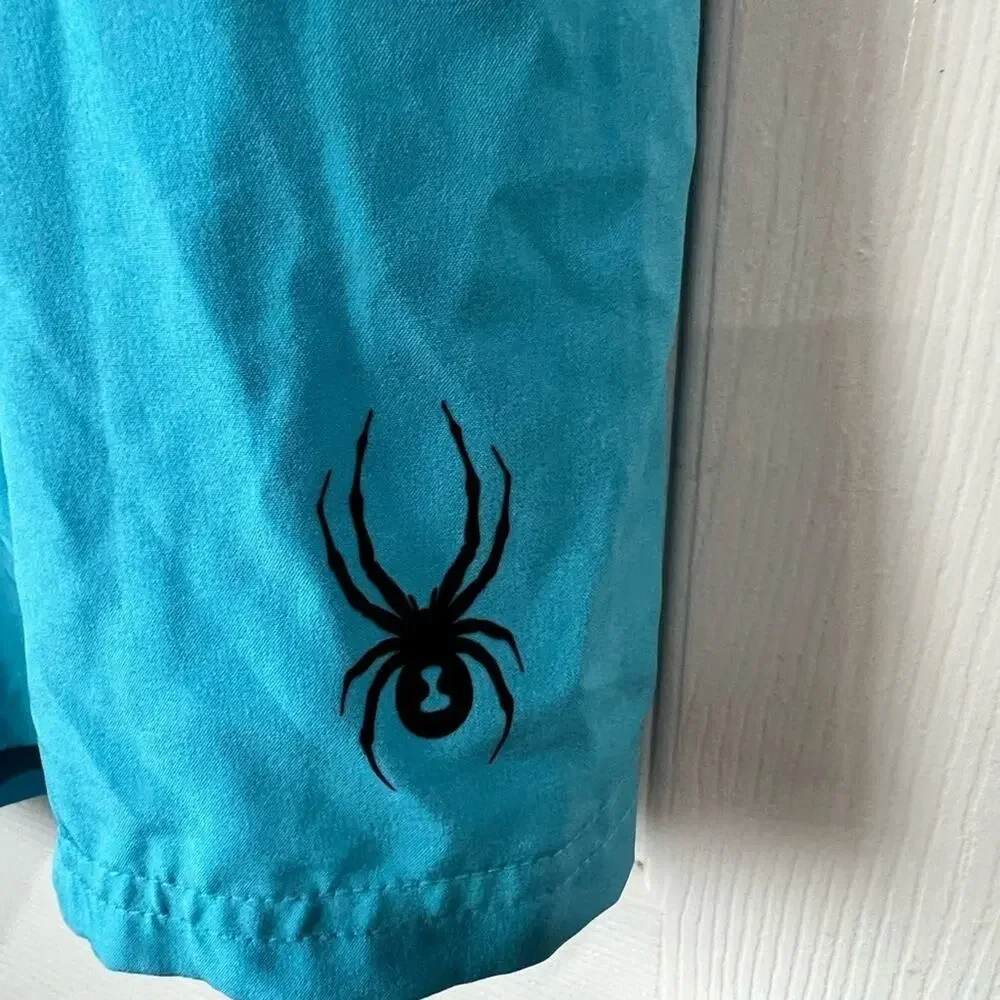 Spyder Men's Board Shorts Swim Trunks UV Protection Blue Size S NWT
